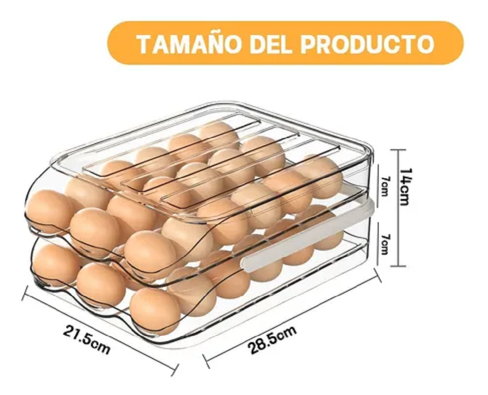 Miniatura 7 de Caja organizador de huevos